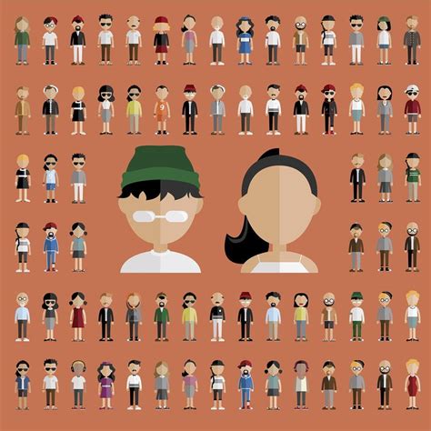 Illustration Of Diverse People Free Vector Rawpixel