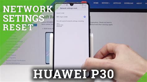 Default Network Settings In HUAWEI P30 Reset Network Settings YouTube