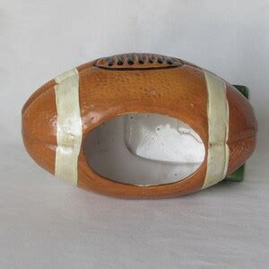 Football Planter Vintage Home Decor Etsy