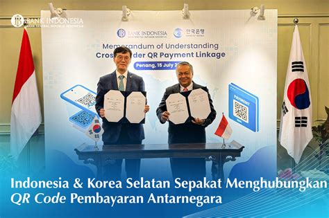 Indonesia Dan Korea Selatan Sepakat Menghubungkan Qr Code Pembayaran