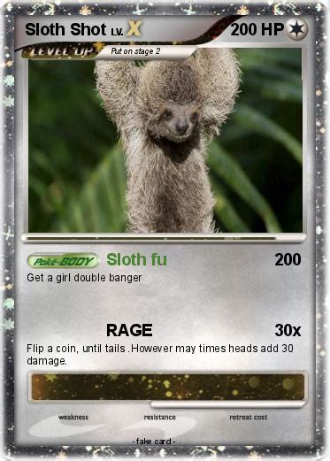 Pokémon Sloth Shot - Sloth fu - My Pokemon Card