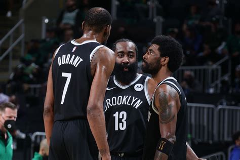 Woj Kevin Durant James Harden To Be Involved In Deciding Kyrie Irving S Nets Status Bleacher