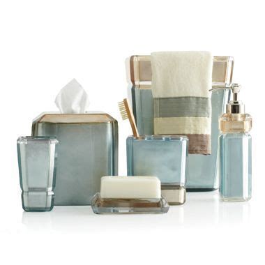 Croscill Barron Bath Ensemble In Light Blue BedBathandBeyond