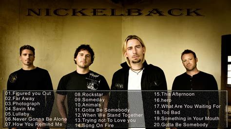 Nickelback Song List 2024 - Joane Lyndsay