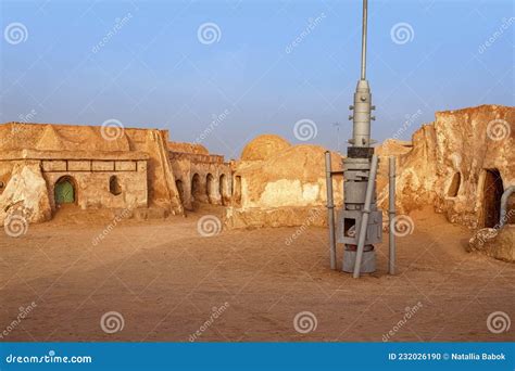 Abandoned Scenery Of The Planet Tatooine For The Filming Of Star Wars