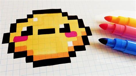 Pixel Art Facile Comment Dessiner Un Emoji Kawaii Images