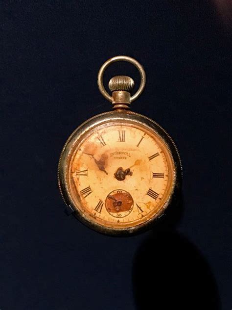 Pocket Watch Recovered From The Body Of Titanic Steward Sidney Sedunary