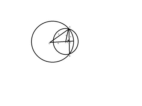 geometry - Finding the Measure of Radius Given The Length of Common ...