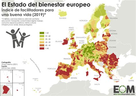 El Mapa De La Calidad De Vida En Europa Mapas De El Orden Mundial Eom