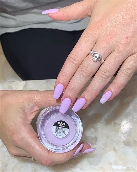 Dip Powder Nails Color Idea Dip Powder Nails Lavender Nails