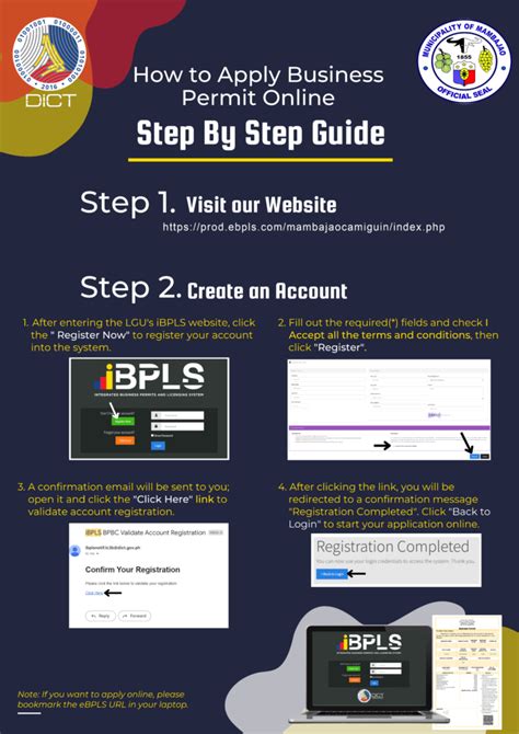 How To Apply Business Permit Online Municipality Of Mambajao