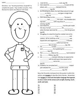 Imagery Worksheets