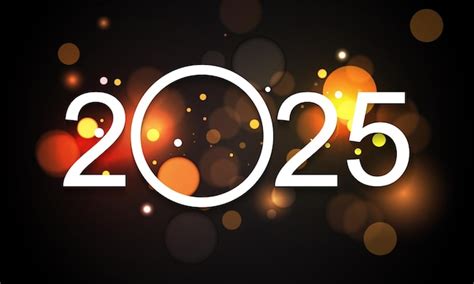 Glückliches neues jahr 2025 hintergrunddesign grußkarten banner poster