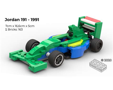 LEGO MOC F1 Jordan 191 By Rabasz Rebrickable Build With LEGO