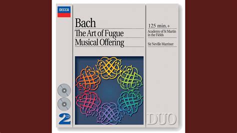 J S Bach Musical Offering Bwv Ed Marriner Canones Diversi