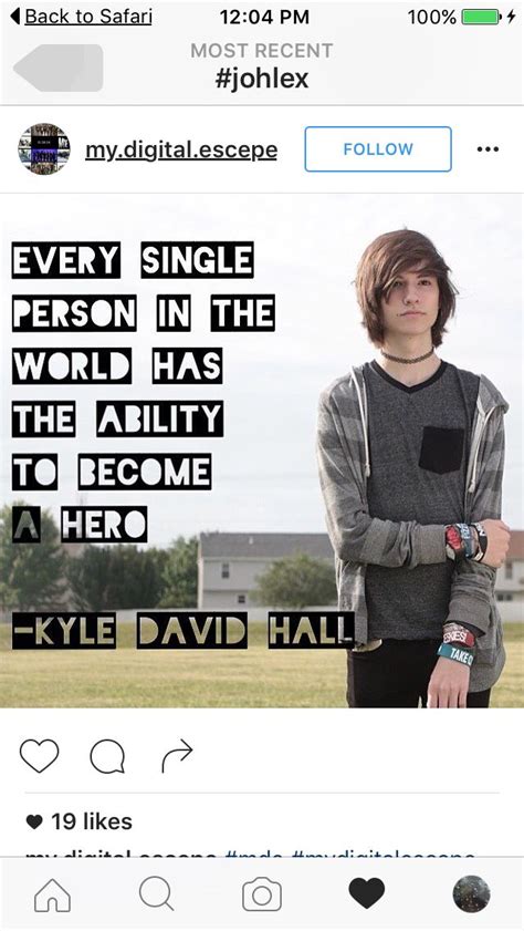 Pin By Kayleigh Grove On Kyle David Hall Single Person Kyle Person