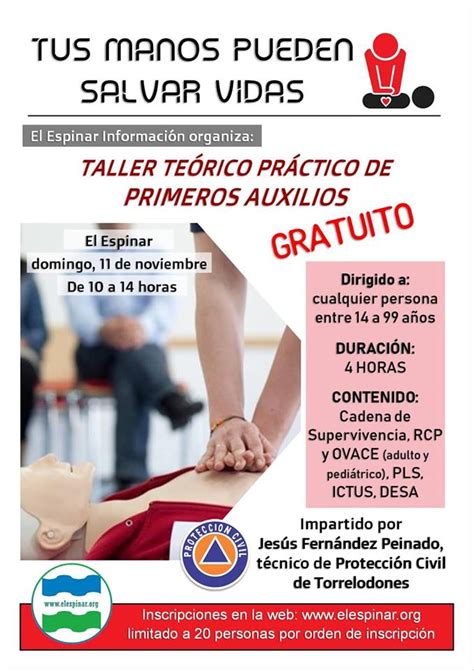 I Taller Te Rico Pr Ctico De Primeros Auxilios