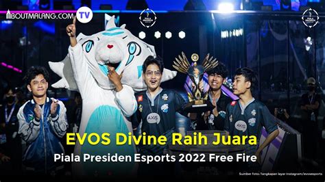 Akhirnya EVOS Divine Juara Piala Presiden 2022 Free Fire YouTube