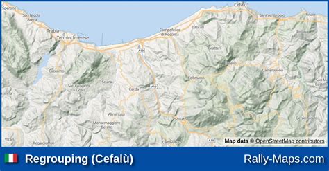 Regrouping Cefalù Stage Map Targa Florio Rally Internazionale Di