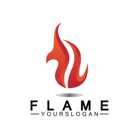 Modèle De Vecteur De Conception De Logo De Flamme De Feu Png Logo Jaune Logotype Png Et