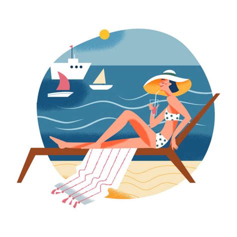 Sunbathing Chairs Illustrations Royalty Free Vector Graphics And Clip