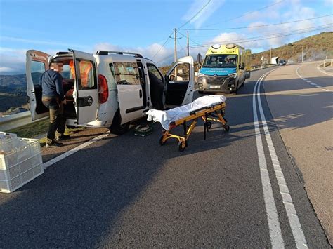 Una indisposición provoca una salida de carretera en O Bolo