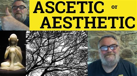 🔵 Ascetic Vs Aesthetic Ascetic Meaning Aesthetic Examples Asetic Definition Youtube