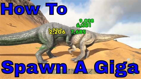 How To Spawn In A Wild Giga In Ark Xbox One YouTube