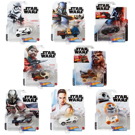 Hot Wheels Star Wars Character Cars Set of 8