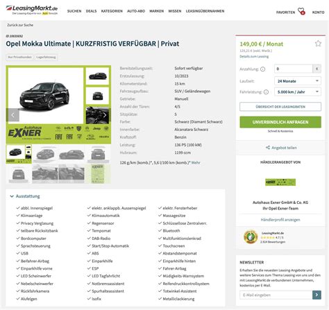 Opel Mokka im Leasing für 149 Euro im Monat brutto ntv Autoleasing