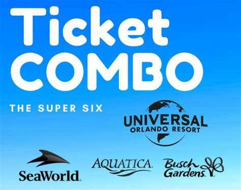 Universal & SeaWorld Combo Ticket (14-days) includes Busch Gardens