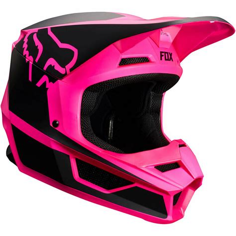 Fox Helmet Przm V Pink Black Girls Youth New Motorbike Moto