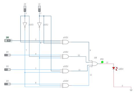 MULTIPLEXER CIRCUIT Multisim Live