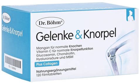 Dr Böhm Gelenke Knorpel Filmtabletten 120 Stk Erfahrungen auf