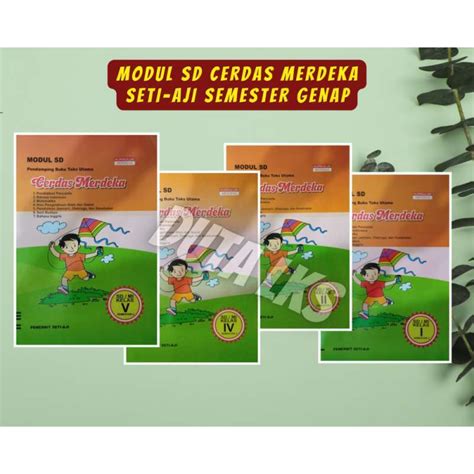 Jual Buku Lks Modul Sd Cerdas Merdeka Seti Aji Kurikulum Merdeka