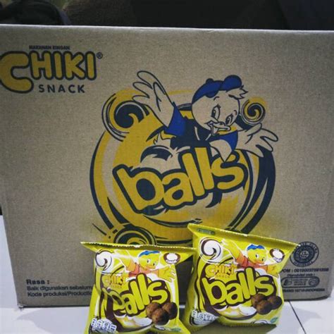 Jual CHIKI BALLS RASA COKLAT DUS AN Shopee Indonesia