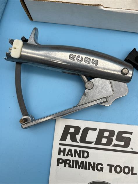 Rcbs 90200 Hand Priming Tool Silvergreen And Rotary Case Trimmer