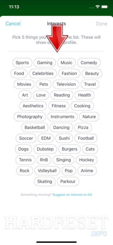 How To Add Interests On Kik Hardreset Info