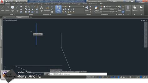 Tutorial Autocad Dasar 2 3 Copy Dan Mirror YouTube