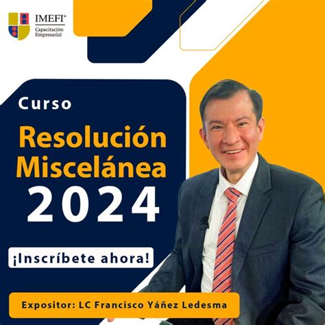 Resolución Miscelánea Fiscal 2024 Imefi