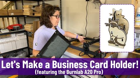 Let S Make A Business Card Holder Featuring The Burnlab A20 Pro 20W