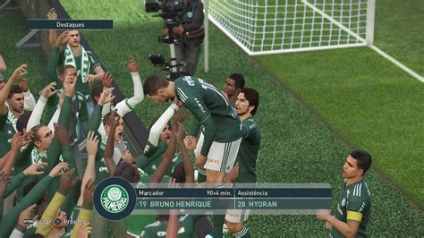 Palmeiras X S O Paulo Pro Evolution Soccer Gol De Bruno