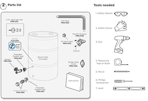 How To Install A Rain Barrel Barr Plastics