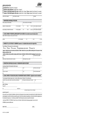 REG 227 Application For Duplicate Title Fill And Sign Printable