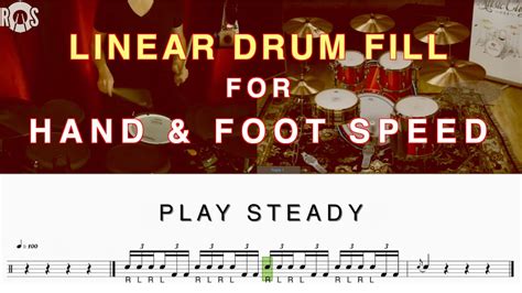 Learn To Play This 16th Note Linear Fill On Drums For Better Hand