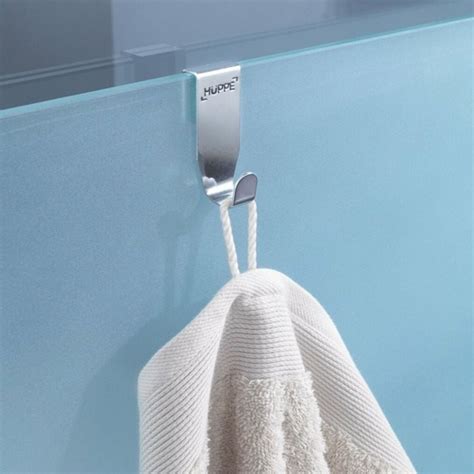 HÜPPE Crochet porte serviettes pour paroi de douche Chrome 600310000