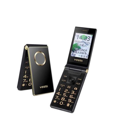 YEEMI M3+ 4G Flip Button Téléphone portable 2,8 pouces Affichage 8MP ...