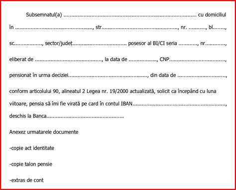 Model Cerere Primire Pensie Pe Card Model Word Pdf Sau Excel Hot Sex