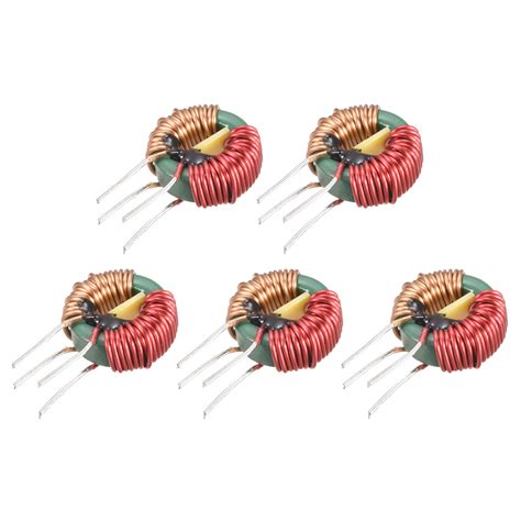 Toroid Inductance Copper Coil Magnetic Inductor 2 2mh 5a Common Mode Pack Of 5