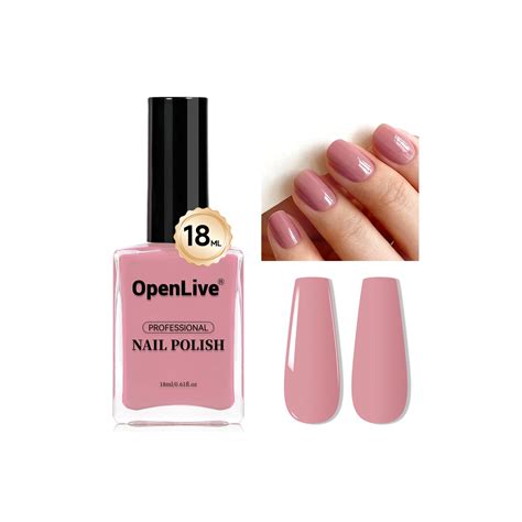amazoncom openlive ml dusty rose nail polish large volume quick